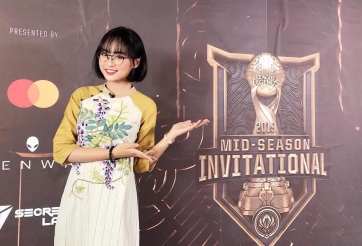 Chiêm ngưỡng vẻ đẹp rạng ngời của hot girl MC LMHT Việt Nam tại MSI 2019