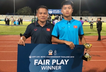 Việt Nam nhận Giải thưởng Fair-play tại Giải U15 Đông Nam Á 
