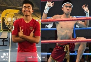 Cầu thủ U19 Indonesia giành HCĐ môn Muay Thái tại SEA Games 30