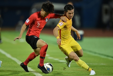 U23 Hàn Quốc thắng nghẹt thở Trung Quốc ở phút bù giờ