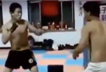 VIDEO: Võ sĩ nghiệp dư nhận cái kết đắng vì khiêu chiến nhầm đối thủ