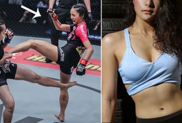Bỏng mắt với thân hình vạn người mê của 'búp bê' MMA Thái Lan