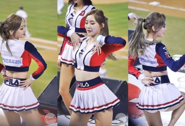 VIDEO: Hoạt náo viên Hàn Quốc gây sốt vì quá xinh đẹp