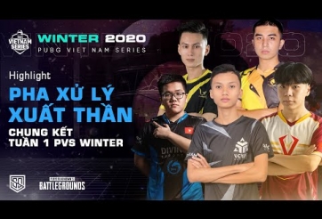 PUBG: Những pha xử lý xuất thần tuần 1 VCK PVS Winter 2020