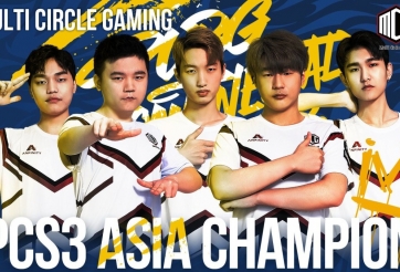 Multi Circle Gaming lên ngôi vô địch PCS 3 Châu Á