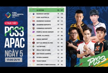 Highlight Ngày 5 - PCS 3 APAC: LG Divine đánh mất ngôi đầu
