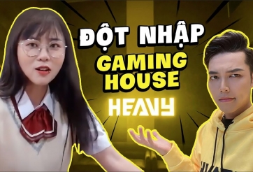 MisThy 'đột nhập' gaming house của team Free Fire Heavy