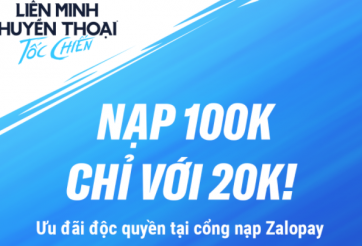 VNG ra mắt sự kiện 'Nạp lần đầu' trong LMHT Tốc Chiến