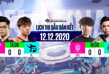 Lịch thi đấu AIC 2020 Liên Quân Mobile hôm nay 12/12