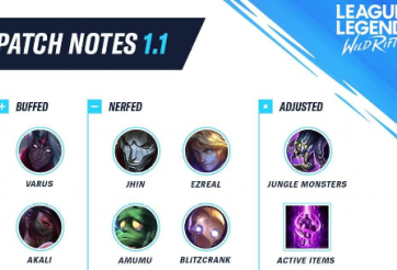 LMHT Tốc Chiến: Chi tiết bản cập nhật 1.1 mới nhất