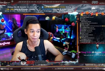 Độ Mixi bất ngờ được donate 100 triệu trong đêm Noel