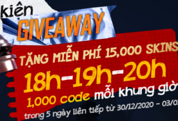 PUBG tặng miễn phí 15.000 skins cho game thủ nhân dịp năm mới
