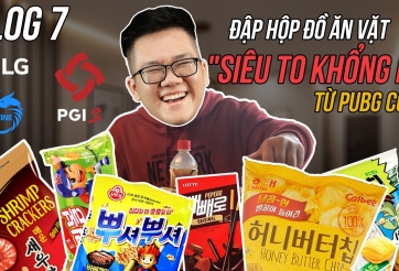 PGI.S 2021 VLOG 07: 'Ông Lâm Vlog' review hộp quà siêu to khổng lồ của PUBG Corp
