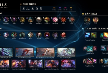 Chi tiết phiên bản cập nhật 11.3