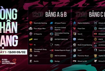 Lịch thi đấu PGI.S 2021 hôm nay 5/2