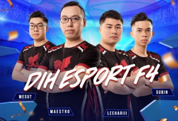 DIH Esport F4 lên ngôi vô địch tại FVNC 2021
