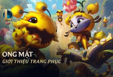 LMHT hé lộ nhóm trang phục Ong Mật: Yuubee, Beezahar, Bee'Maw