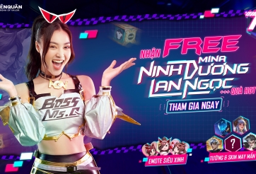 Ninh Dương Lan Ngọc xuất hiện 'hút hồn' trong Liên Quân Mobile