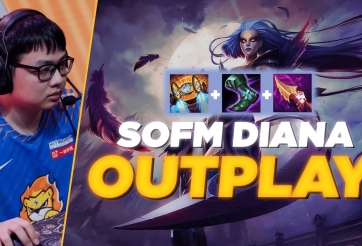 SofM mang Diana quay trở lại rừng, outplay không tưởng trong rank Hàn