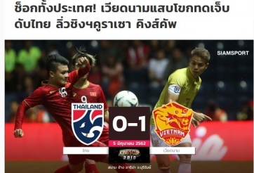 Thailand press: ‘The whole country was shocked after the thrashing to Vietnam’