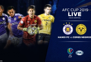 Omar's and Van Quyet's goals brings back a win for Hanoi FC against Ceres Nagros