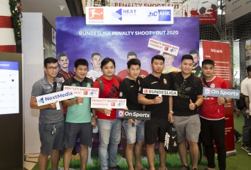 Không khí sôi động tại cuộc thi Bundesliga Penalty Shoot-out do Next Media và AHK tổ chức