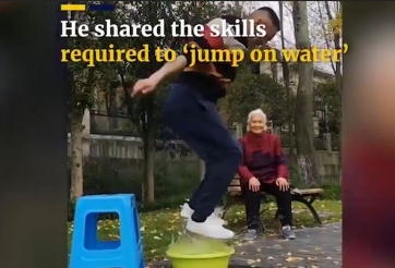 VIDEO: Chàng thanh niên gây sốt cộng đồng võ thuật với tuyệt kỹ khinh công đỉnh cao