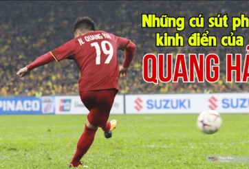 VIDEO: Những bàn thắng kinh điển được tạo bởi cái chân trái cực 'dị' của Quang Hải