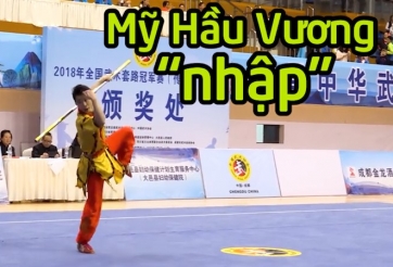 VIDEO: 'Mỹ Hầu Vương' nhập võ sinh múa trường côn thần thái ảo diệu