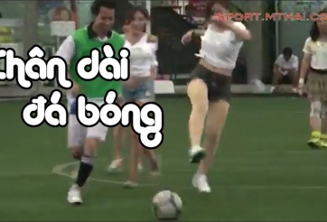 VIDEO: Khi các hoa hậu và người đẹp chân dài sexy so tài đá bóng