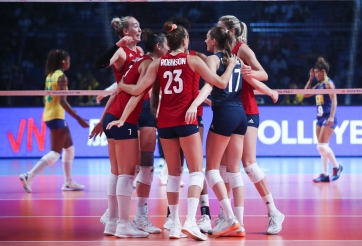 Mỹ ngược dòng ngoạn mục trước Brazil để giành chức vô địch VNL 2019
