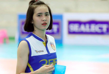 Nữ Libero xinh đẹp của U23 Thái Lan khiến CĐV không thể rời mắt