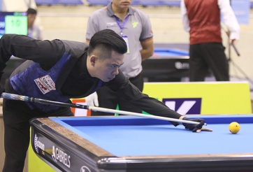 Dương Anh Vũ một mình chấp 3 cơ thủ Hàn Quốc ngay trên sân đối thủ