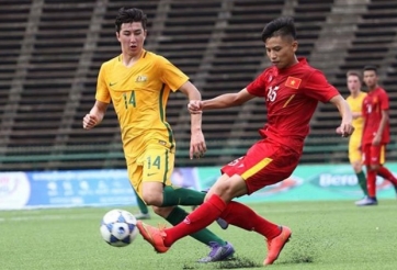 U18 Việt Nam thua đậm trước U18 Úc tại giải U18 ĐNA