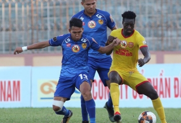 Quảng Nam đánh sập Thiên Trường bằng 2 phút bù giờ