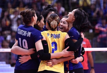 Thái Lan hạ gục Iran ở giải bóng chuyền nữ vô địch châu Á