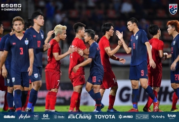 VIDEO: Cầu thủ Thái Lan ăn mừng 'Viking' sau trận hoà VN