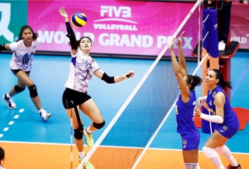 Thái Lan tiếp tục giành chiến thắng ở giải bóng chuyền ĐNA