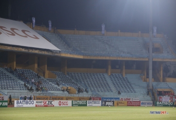 Sân Hàng Đẫy vắng vẻ trong ngày Hà Nội FC vào chung kết Cúp Quốc Gia