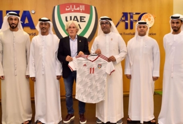 UAE có HLV mới đấu Việt Nam ở VL World Cup 2022
