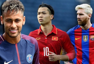 Thể hình của Công Phượng như thế nào nếu so sánh với Lionel Messi?