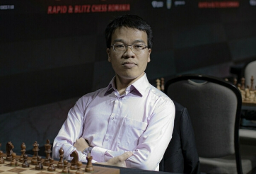 Kỳ thủ Lê Quang Liêm tiếc nuối khi 2 lần thua trước Vua cờ