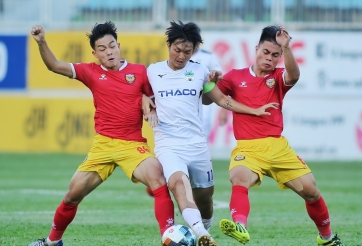 HAGL chấm dứt mạch trận bất bại của Hồng Lĩnh Hà Tĩnh