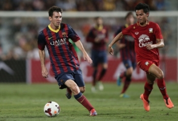 VIDEO: Tuyển Thái Lan 'vỡ vụn' trước tikitaka đỉnh cao của Barcelona