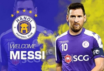 Tiền đạo ĐT Việt Nam 'mời gọi' Lionel Messi đến V-League
