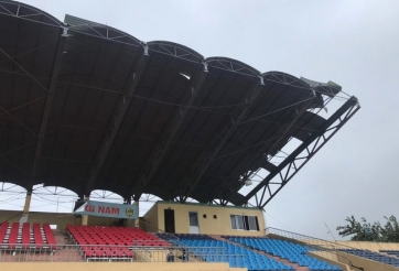 Cơn bão số 9 khiến CLB Quảng Nam chịu thiệt hại nặng nề