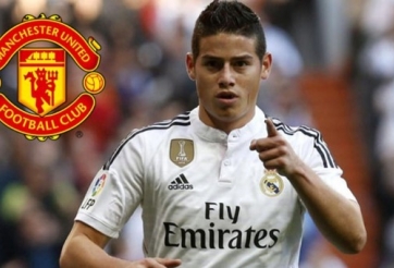 M.U sẽ chính thức sở hữu James Rodriguez vào Chủ Nhật?