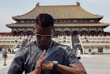 VIDEO: Pogba biểu diễn kỹ thuật trước fan bóng đá Trung Quốc