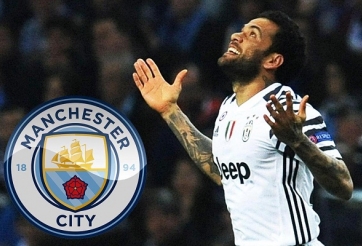 Dani Alves chia tay Juventus, Man City mừng thầm