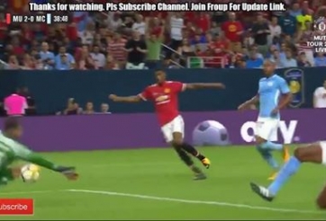 VIDEO: Rashford dứt điểm chéo góc đánh bại Ederson